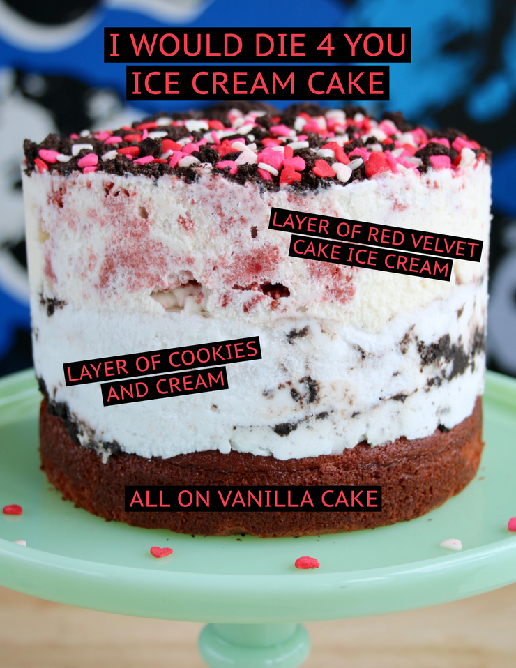 Learn How to Make Ice Cream Cake (V-Day Edition)